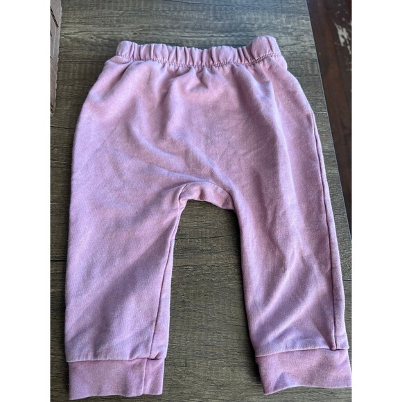 Cat and Jack Pink Purple Sweat Pants - Picture 1 of 2